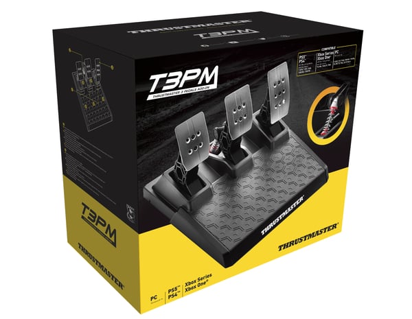 Thrustmaster T3PM Sort RJ-12 Pedaler PC, PlayStation 4, PlayStation 5, Xbox One, Xbox Series S, Xbox Series X