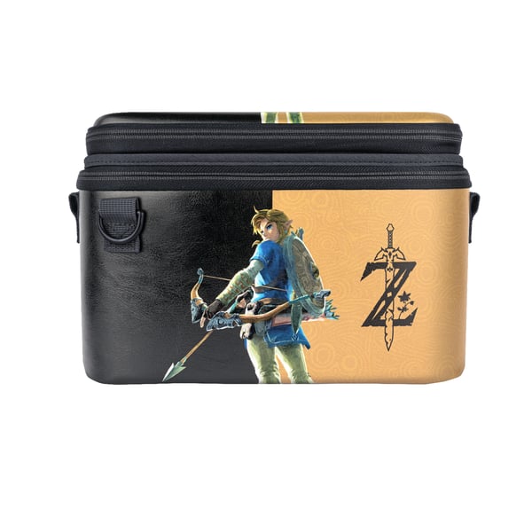 PDP Overnight: Hyrule Hero Link Hårdt etui Nintendo Sort, Brun
