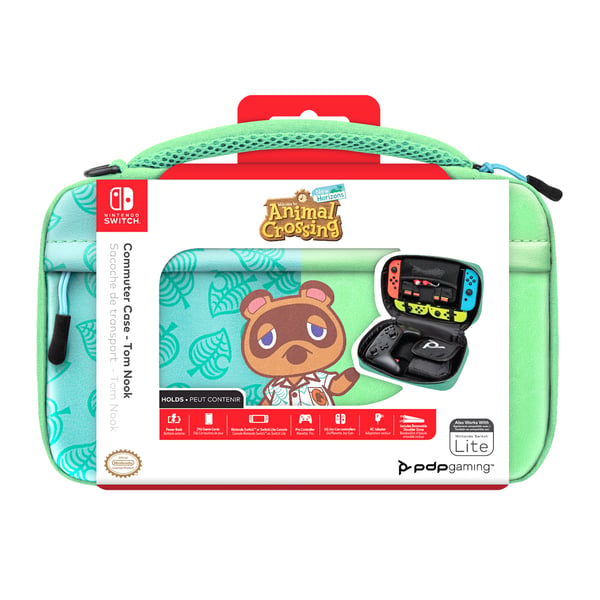 PDP Commuter: Animal Crossing Tom Nook Hårt fodral Nintendo Blå, Grön
