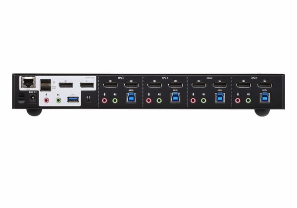 ATEN CS1944DP-AT-G KVM-kytkin Musta