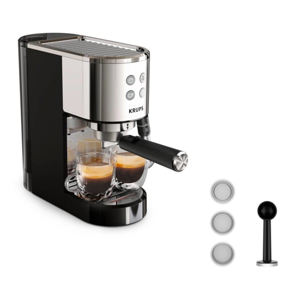 Krups Virtuoso XP444C10 kaffemaskin Halvautomatisk Espressomaskin 1 l