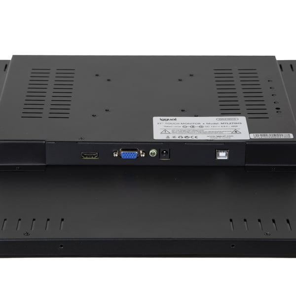 iggual MTL270HS computerskærm 68,6 cm (27") 1920 x 1080 pixel Fuld HD LED Berøringsskærm Bordplade Sort