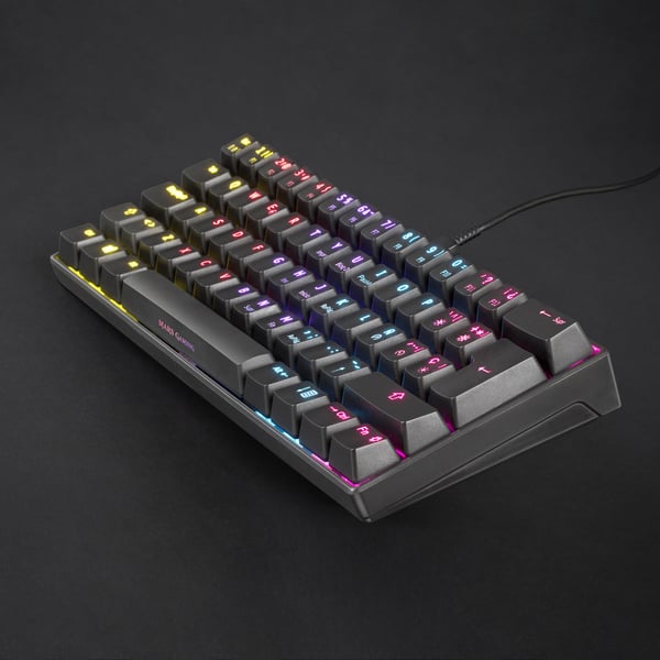 Mars Gaming MKMINIBES näppäimistö Pelaaminen USB Espanja Musta