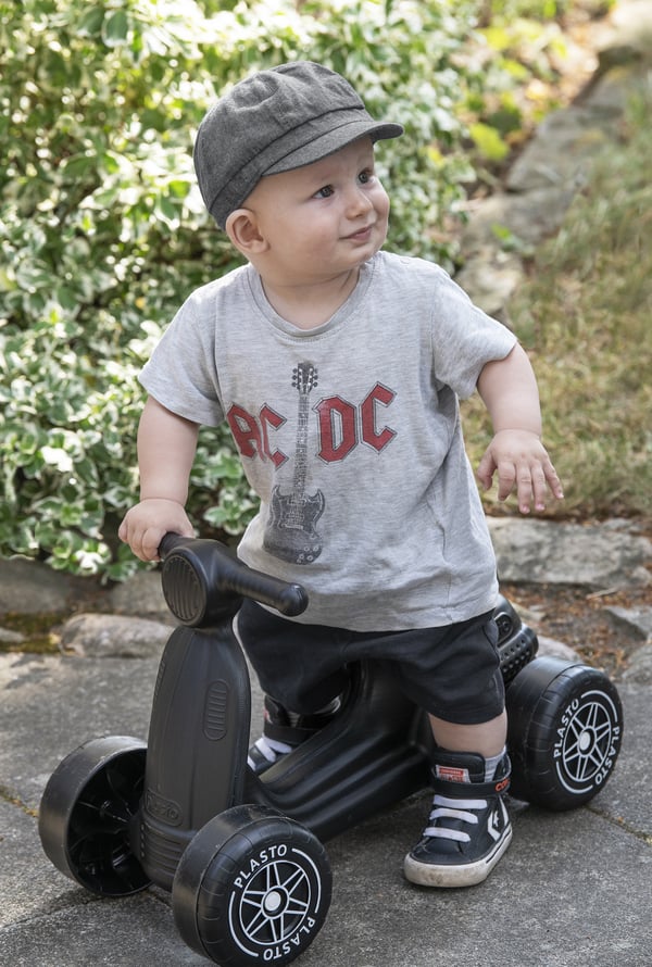 Plasto 1087SVA Gynge- og ride-on-legetøj Scooter til at ride på