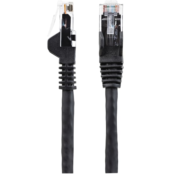 StarTech.com N6LPATCH10MBK verkkokaapeli Musta 10 m Cat6 U/UTP (UTP)