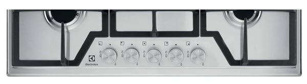 Electrolux KGS7536SX Svart, Rostfritt stål Inbyggd 75 cm Gas 5 zone(s)