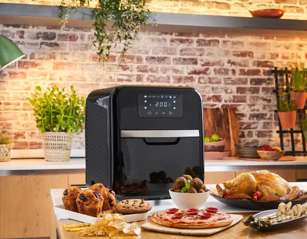 Moulinex AL501 Single Fristående Varmluftsfritös Svart