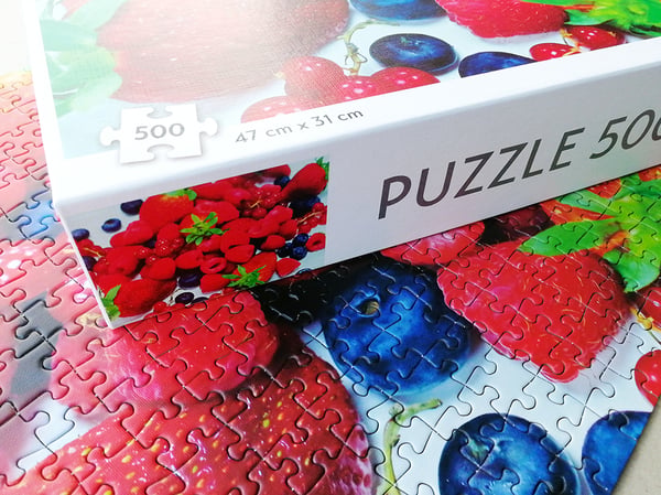 Tactic Lover's Special: Berrymania! - 500 pcs Puslespil 500 stk Mad og drikkevarer