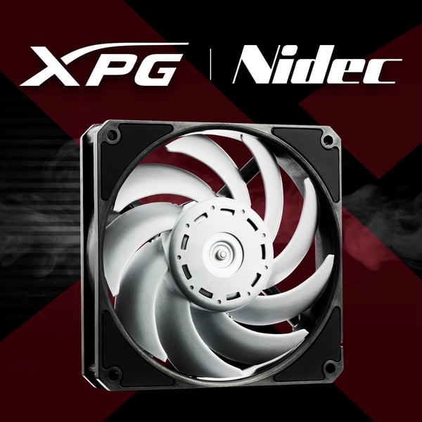 XPG VENTO PRO 120 PWM Computerkabinet Ventilator 12 cm Sort, Hvid 1 stk