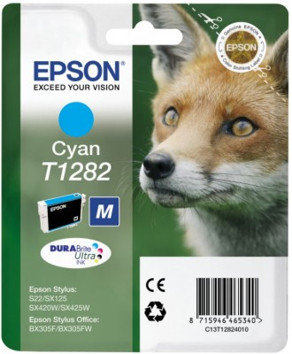 Epson Fox Blækpatron Cyan T1282 DURABrite Ultra Ink