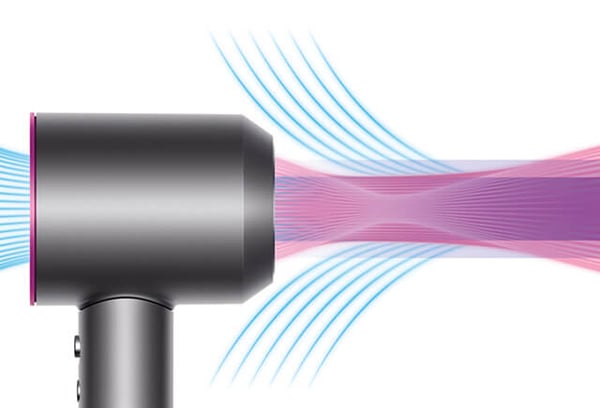 Dyson Supersonic Iron/Fuchsia hårtørrer 1600 W Fuchsia, Grå
