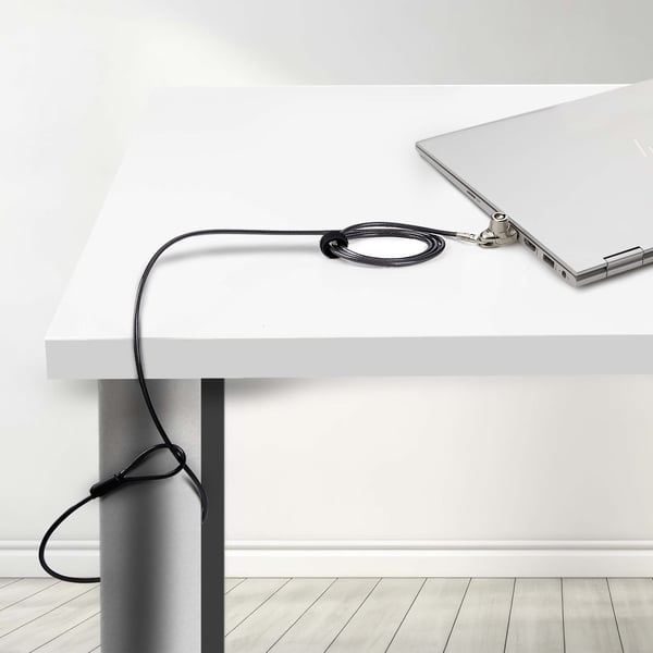 StarTech.com Slim Lock Noble Wedge Slot-kompatibel, 2 m låsekabel