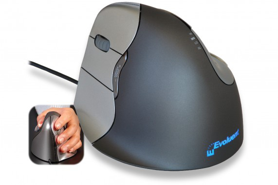 BakkerElkhuizen Evoluent4 datormöss Kontor Vänster hand laser 2600 DPI