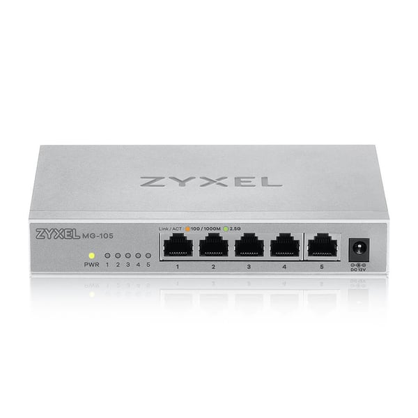 Zyxel MG-105 Hallitsematon 2.5G Ethernet (100/1000/2500) Terästä