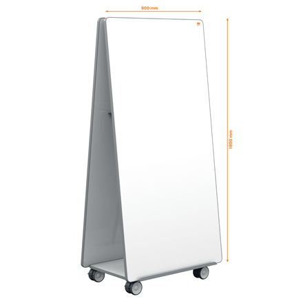 Nobo Move & Meet mobilt whiteboard-system til samarbejde 1800x900 mm