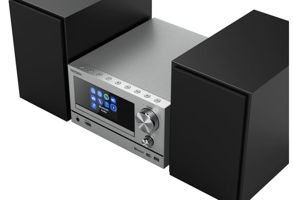 Kenwood M-7000S Kodin miniaudiojärjestelmä 30 W Hopea