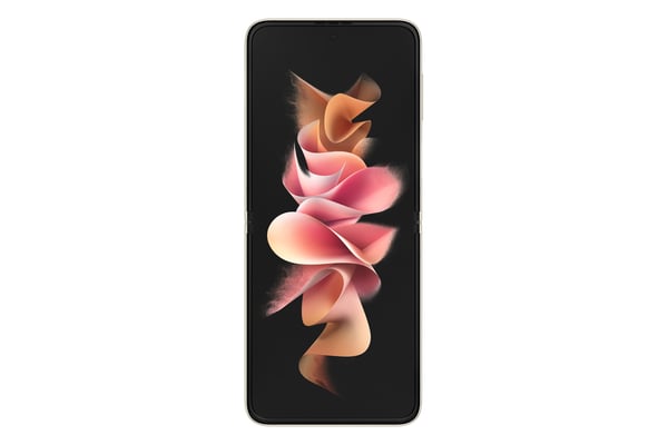 Samsung Galaxy Z Flip3 5G SM-F711B 17 cm (6.7") Android 11 USB Type-C 8 GB 128 GB 3300 mAh Cremefarvet