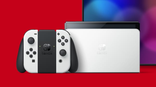 Nintendo Switch OLED kannettava pelikonsoli 17,8 cm (7") 64 GB Kosketusnäyttö Wi-Fi Valkoinen