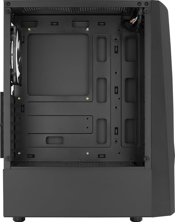 AEROCOOL ADVANCED TECHNOLOGIES AeroCool Wave - Mid tower - ATX - Sidepanel med vindue (hærdet)