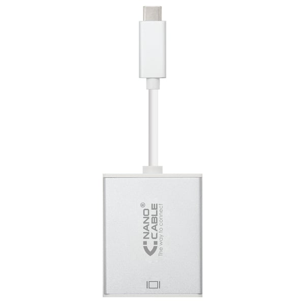 Nanocable 10.16.4104 USB grafisk adapter 3840 x 2160 pixel Aluminium