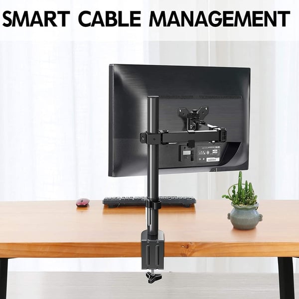 Techly ICA-LCD 503BK monitorin kiinnike ja jalusta 81,3 cm (32") Vastaanotto Musta