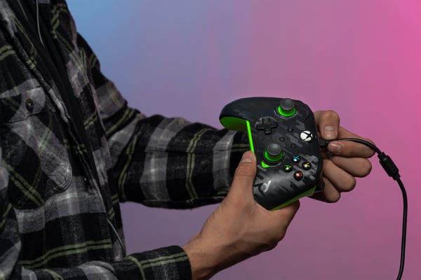 PDP 049-012-CMGG spelkonsoler Kol, Grön USB Spelplatta Analog / Digital PC, Xbox One, Xbox One X, Xbox Series S, Xbox Series X