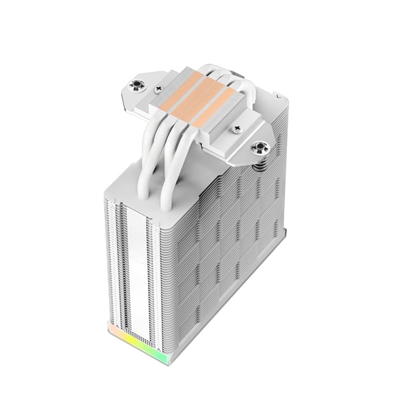 DeepCool AK400 Digital WH Processor Luftkøler 12 cm Hvid 1 stk