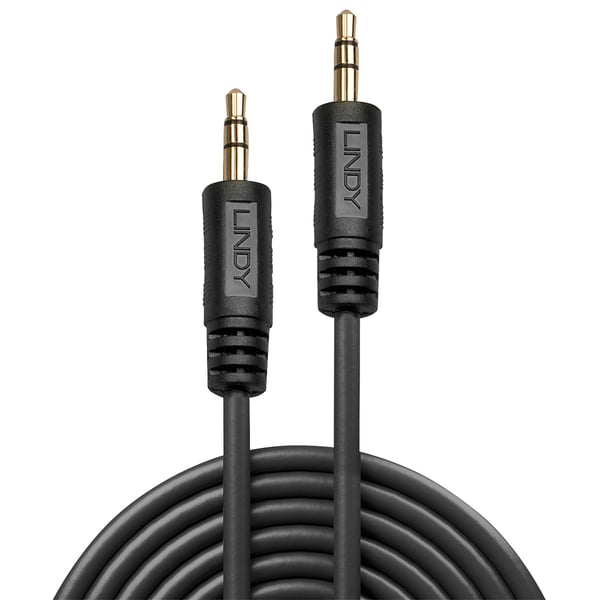 Lindy 35641 audiokaapeli 1 m 3.5mm Musta