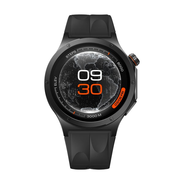 OPPO Watch X3 3,81 cm (1.5") AMOLED 47 mm Digital 466 x 466 pixlar Pekskärm Svart Wi-Fi GPS