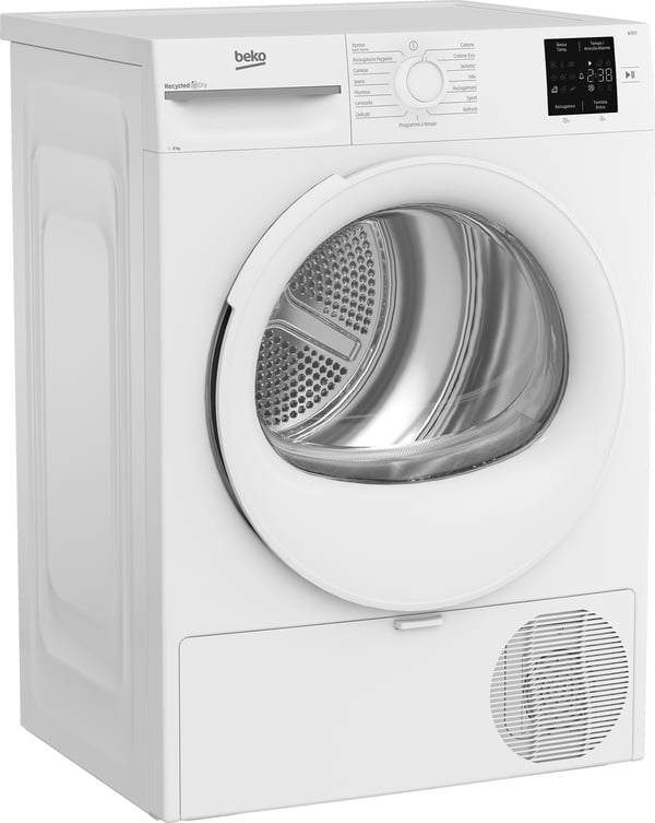 Beko BMTR38W tørretumbler Fritstående Front-læsning 8 kg Hvid