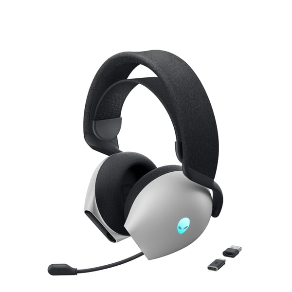 Alienware AW720H Headset Kabel & Trådlös Huvudband Spela USB Type-C Svart, Vit