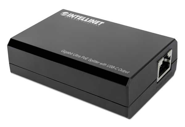 Intellinet 561693 nätverksdelare Strömförsörjning via Ethernet (PoE) stöd Svart