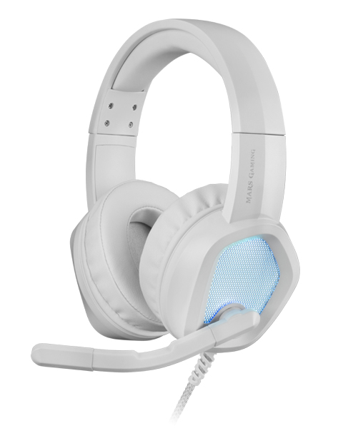 Mars Gaming MH320 Headset Kabel Huvudband Spela USB Type-A Vit Mars Gaming MH320 Headset Kabel Huvudband Spela USB Type-A Vit