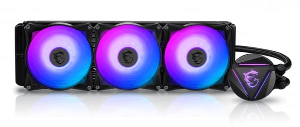 MSI MAG CORELIQUID 360R V2 Computerkølesystem Bundkort, Processor Alt-i-en væskekøler 12 cm Sort MSI MAG CORELIQUID 360R V2 Computerkølesystem Bundkort, Processor Alt-i-en væskekøler 12 cm Sort