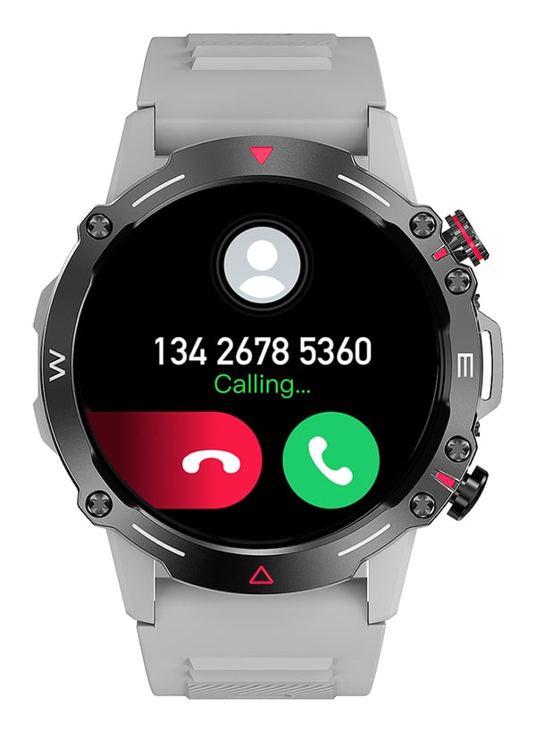 Trevi T-FIT 510 A 3,63 cm (1.43") AMOLED Digital 466 x 466 pixel Berøringsskærm Grå