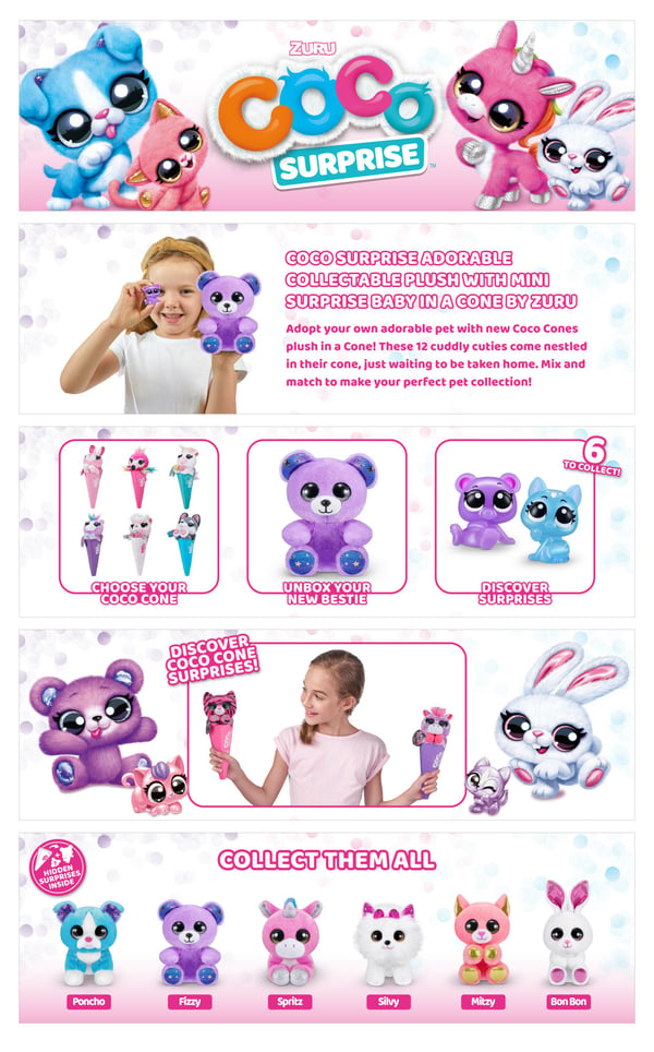 Coco Surprise 9601 tøjdyr
