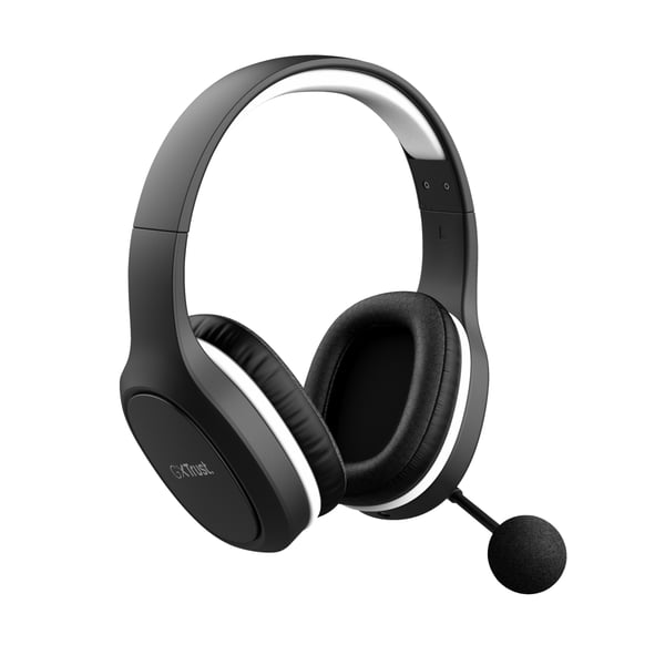 Trust GXT 391 Thian Kuulokkeet Langallinen & langaton Pääpanta Pelaaminen USB Type-C Musta, Valkoinen Trust GXT 391 Thian Kuulokkeet Langallinen & langaton Pääpanta Pelaaminen USB Type-C Musta, Valkoinen