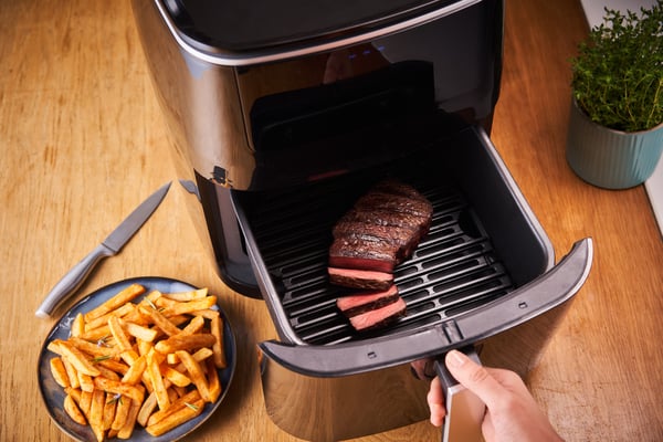 Tefal Easy Fry Grill & Steam FW2018 Single 6,5 l Fristående 1700 W Varmluftsfritös Svart