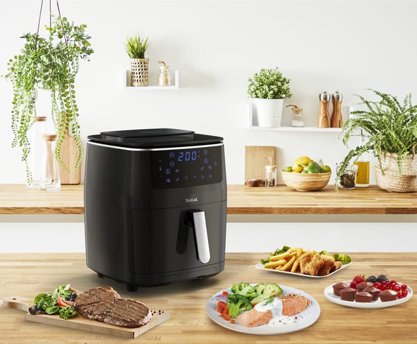 Tefal Easy Fry Grill & Steam FW2018 Single 6,5 l Fristående 1700 W Varmluftsfritös Svart