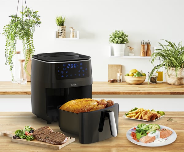 Tefal Easy Fry Grill & Steam FW2018 Single 6,5 l Fristående 1700 W Varmluftsfritös Svart