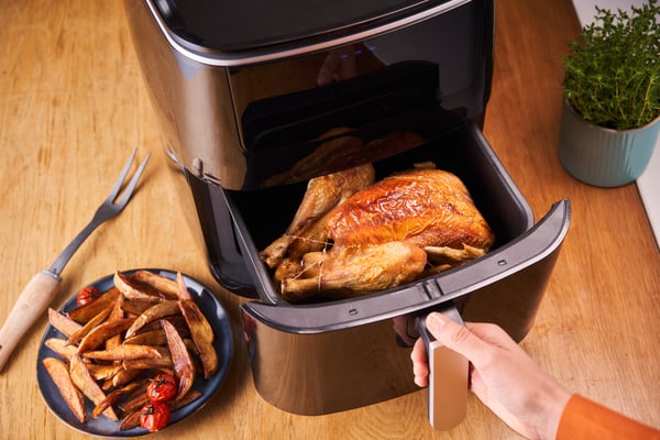 Tefal Easy Fry Grill & Steam FW2018 Single 6,5 l Fristående 1700 W Varmluftsfritös Svart