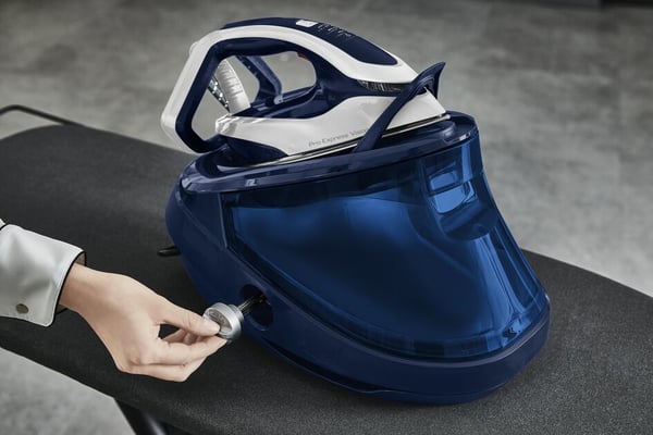 Tefal Pro Express Vision GV9812 3000 W 1,1 L Durilium AirGlide Autoclean soleplate Blå, Hvid