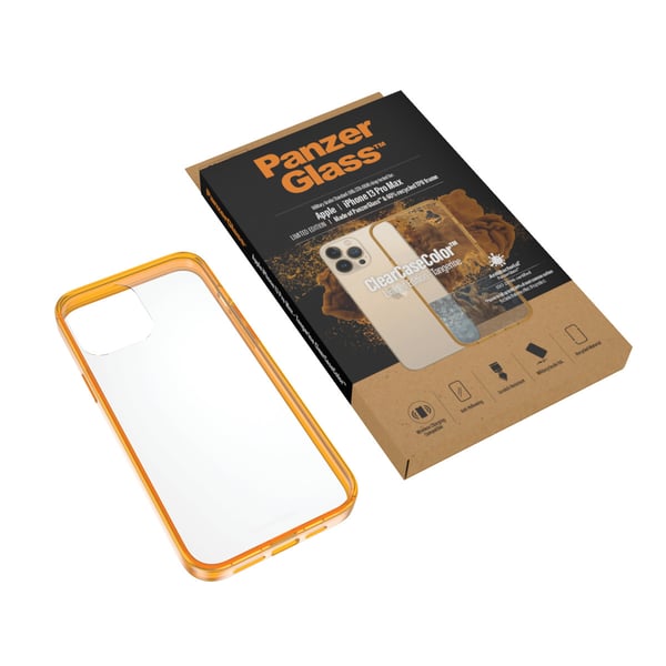 PanzerGlass ® ClearCaseColor™ iPhone 13 Pro Max - Tangerine