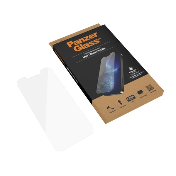 PanzerGlass ® Skærmbeskyttelse iPhone 13 Pro Max | Standard Fit