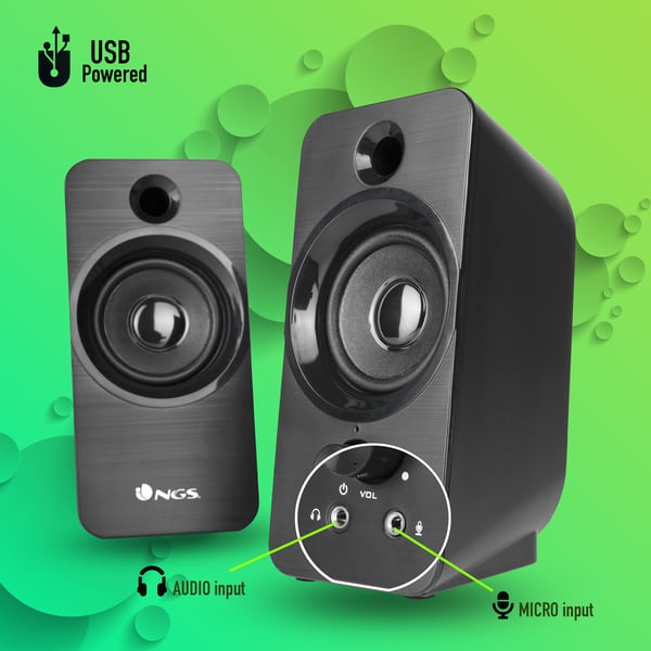 NGS SB350 Musta Langaton 6 W