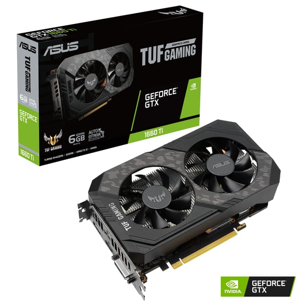 Grafikkort Asus Gaming GeForce® GTX 1660 Ti EVO OC Edition