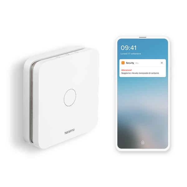 Netatmo NCO-IT Carbon Monoxide Detector gasdetektorer Kolmonoxid (CO)