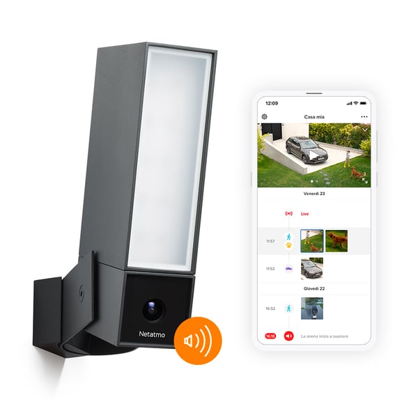 Netatmo NOC-S-IT overvågningskamera Terning IP-sikkerhedskamera Udendørs 1920 x 1080 pixel Væg