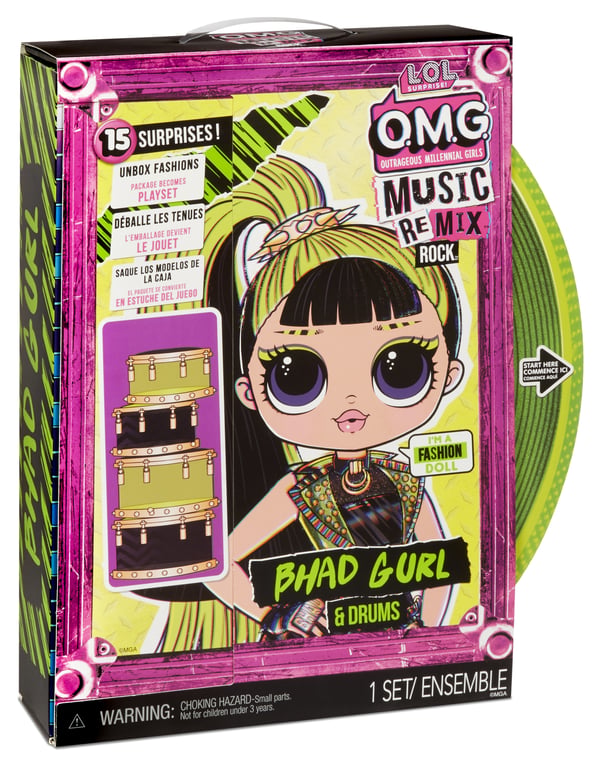 L.O.L. Surprise! OMG Remix Rock- Bhad Gurl and Drums