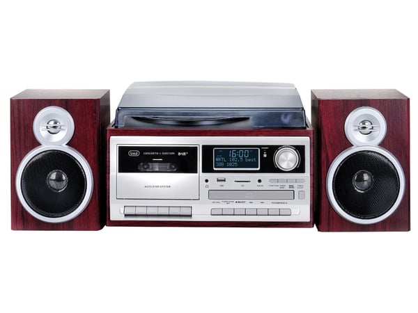 Trevi TT 1072 DAB Direct drev pladespiller Træ Semi-automatisk